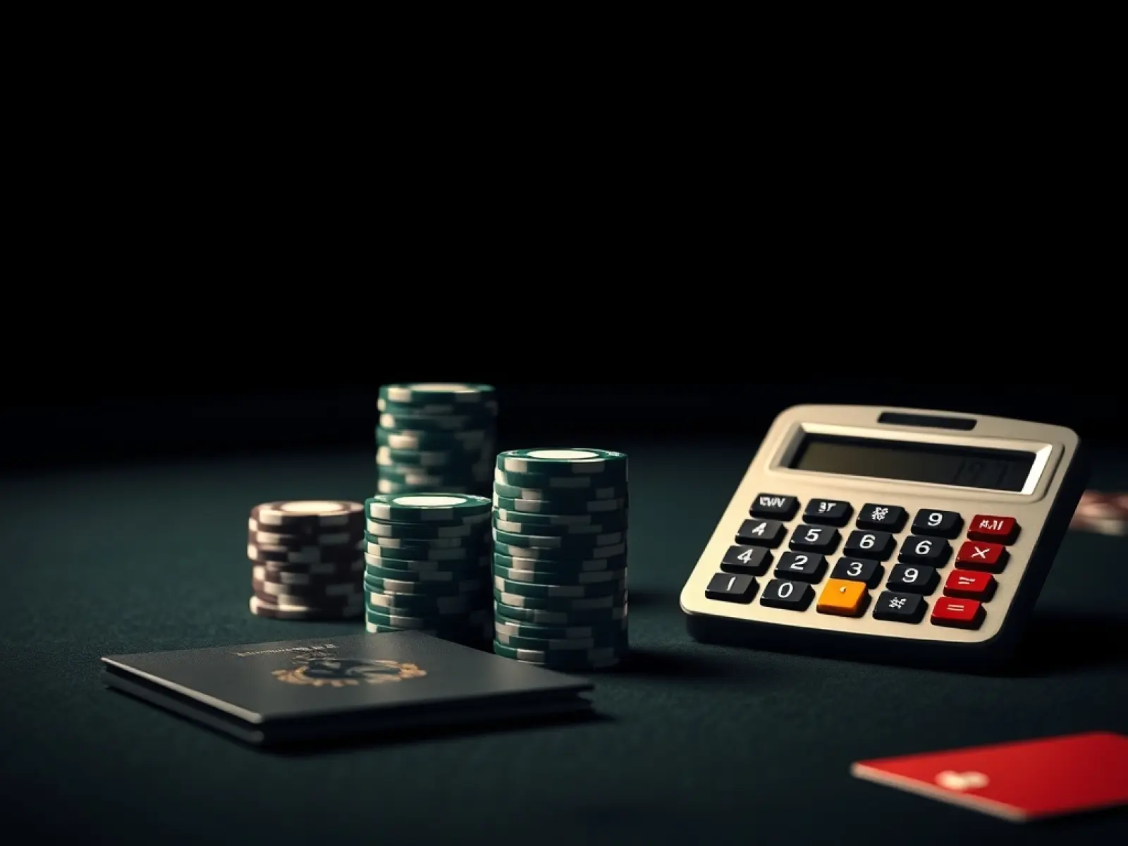 Fichas, calculadora y documento para calcular el rollover